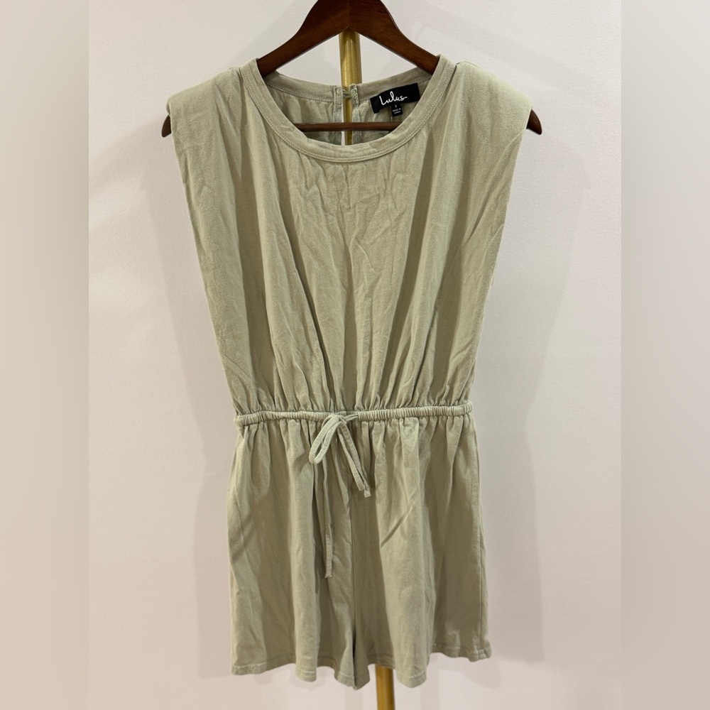 LULU’S • Olive Green Romper